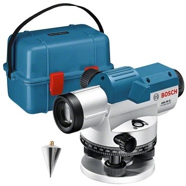 Bosch Blauw GOL 20 G Professional | Optisch Nivelleertoestel | incl. koffer en accessoire-set - 0601068401