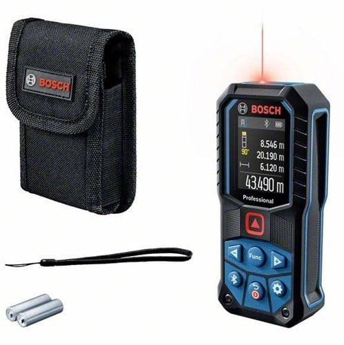 Bosch Blauw GLM 50-27 C | Professional Laserafstandsmeter | Bluetooth | Statiefadapter 6.3 mm - 0601072T00