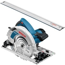 Bosch Blauw GKS 85 G cirkelzaag + 1600mm geleiderail | in L-Boxx - 060157A902