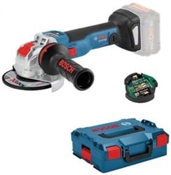 Bosch Blauw GWX 18 V-10 SC X-Lock 18V Li-Ion accu haakse slijper body in L-Boxx - 125mm - koolborstelloos - 06017B0400