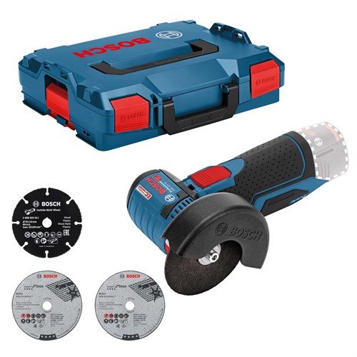 Bosch Blauw GWS 12V-76 Haakse accu slijpmachine | In L-Boxx | zonder accu's en lader - 06019F2003