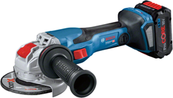 Bosch Blauw GWX 18V-15 C haakse accu-slijper BITURBO | met X-LOCK | in koffer - 06019H6402
