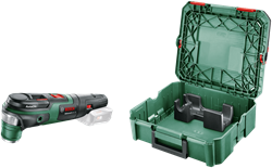 Bosch Groen Advanced Multi 18 + SystemBox Multifunctioneel gereedschap | 18v | Excl. accu en lader - 0603104002