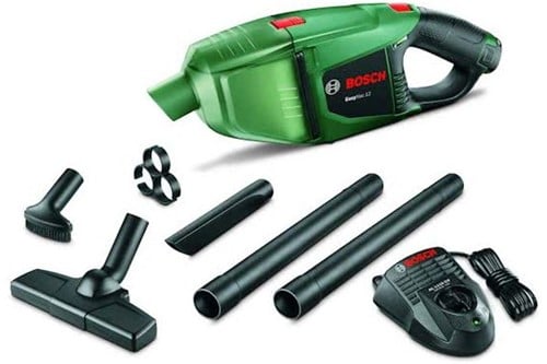 Bosch Groen EasyVac 12 set 12V Li-Ion accu handstofzuiger set (1x 2,5Ah accu) - 06033D0001