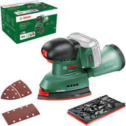 Bosch Groen UniversalSander 18V-10 BT Accumultischuurmachine | 18V | Zonder accu en lader - 06033E3100