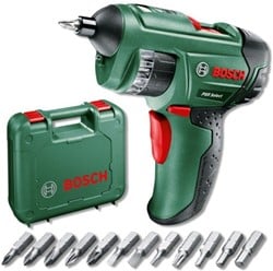 Bosch Groen PSR Select 3.6V Li-Ion accu schroevendraaier set (1.5Ah accu) in koffer - 0603977005