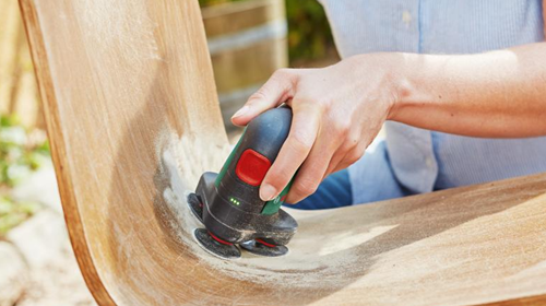 Bosch Groen EasyCurvSander 12 Accu Schijfschuur- en polijstmachine | 12 V | Zonder accu en lader | In doos - 06039C9003-2