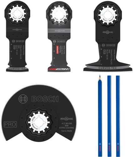 Bosch Accessoires Starlock Bladen | In mini L-box | + potloden - 061599766V-2
