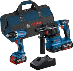 Bosch Blauw | Combopack | GSR 18V-45 + GBH 18V-22 | 18V | 2 x 4.0Ah + lader | In tas - 0615A50038