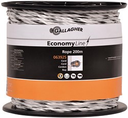 Gallagher EconomyLine cord wit 200m - 063925 063925