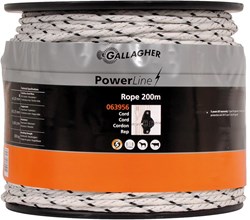 Gallagher PowerLine cord wit 200m - 063956 063956