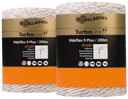 Gallagher Duopack Vidoflex 9 TurboLine Plus wit 2x200m - 069316 069316
