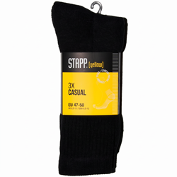 Stapp Yellow Casual 3-Pack Sokken 4400 | 699 Zwart | Maat 47-50 - 38.134.002.03