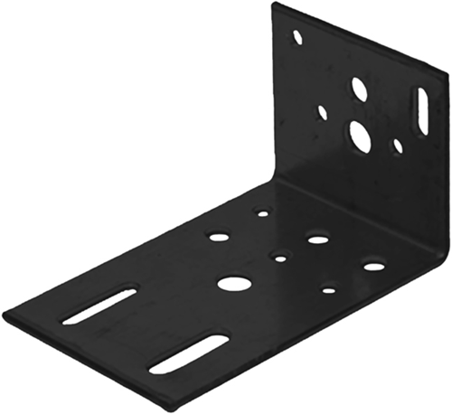 GB hoekanker 50x 90/60x2.5 epoxy zwart etiket | 100 stuks - GB072492B001