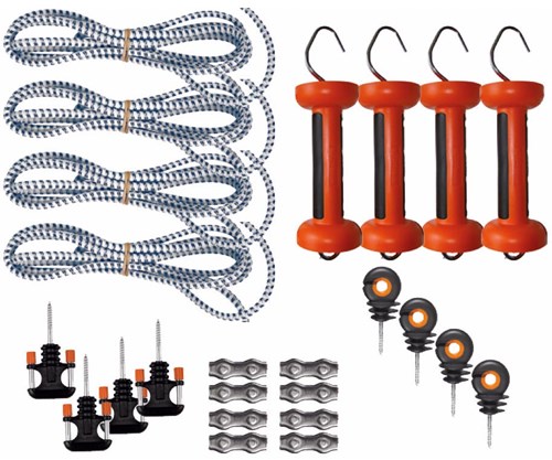 Gallagher doorgangsset elastisch cord multipak (4x 3/6m) - 087440 - 087440