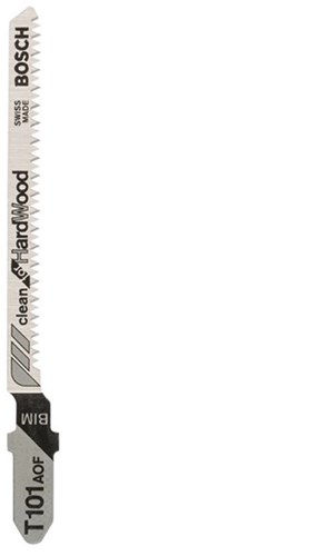 Bosch Accessoires Decoupeerzaagblad T 101 AOF Clean for Hard Wood 5st - 2608634233
