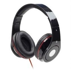 Gembird Stereo Hoofdtelefoon Zwart/Rood Detroit