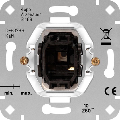 Kopp inbouw schakelaar wissel
