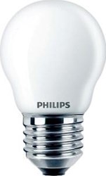 Philips LED filament Kogel 4,3-40W E27 827 P45 mat LED3748