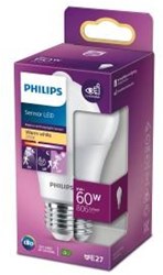 Philips LED GLS E27 8-60W 2700K mat SENSOR blister - 5102529