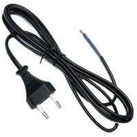 Enzo Eurosnoer 2x0,75 zwart 3 meter 1065620
