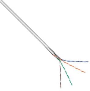 Enzo gembird utp cat5e 4x2 awg24 305m grijs massief - 1381532 afbeelding