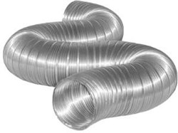 Aluminium afvoerslang 110mm 1.5m - 1400346