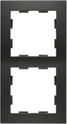 PEHA Badora MAT ZWART 2 voudig afdekraam - 4603660