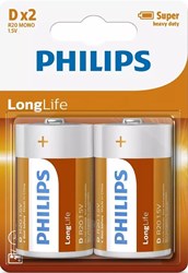 Philips Philips Longlife grote staaf R20 D bl.a2 3111015