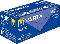 Varta 315 SR67 10 stuks in doosje