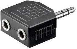 Enzo Audio adapt 3,5 jack st -> 2 cont 3,5 7507900