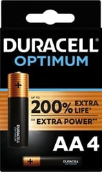 Duracell Optimum 200% batterij AA blister(4) - 3014000