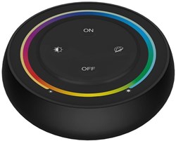 MiBoxer RGB-CCT afstandsbediening 2.4G 1-zone rond zwart - LED0234