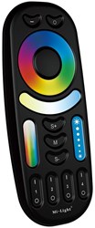 MiBoxer RGB-CCT afstandsbediening 2.4G 4-zones zwart - LED0230