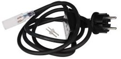 Aansluitsnoer LED Lichtslang 1,8m zwart - 5801300