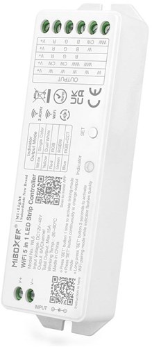 Mi-light Miboxer rgb-cct wifi controller voor led strips 2.4g - led0208