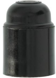 Enzo Lamphouder E27 glad zwart - 6042700