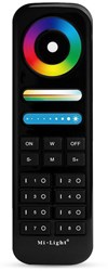 MiBoxer RGB-CCT afstandsbediening 2.4G 8-zones zwart - LED0231