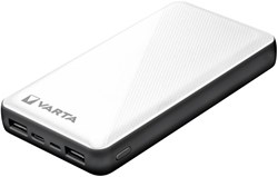 Varta Powerbank 15.000mA zilver + led indicatie USB en USB-C - 3509020