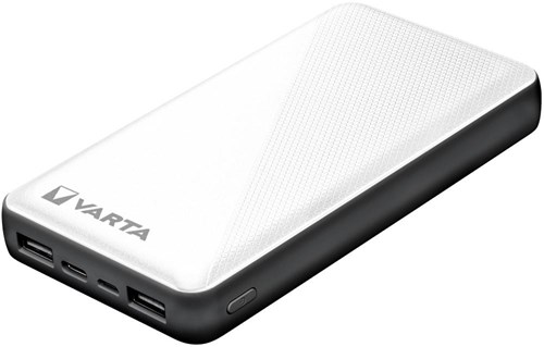 Varta Powerbank 15.000mA zilver + led indicatie USB en USB-C - 3509020
