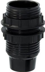 Enzo Lamphouder E14 met 2xring zwart - 6042260