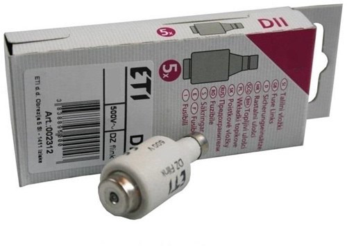 Zekering - D-Patroon 25A traag 5 stuks - 4517330