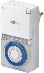 Enzo Goobay Tijdschakelklok dagprogramma spatwaterdicht IP44 doosje - 8364210