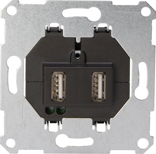 Enzo Kopp inbouw unit 2x usb