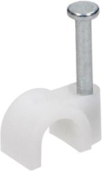 Orno Kabelclip 7mm rond wit zak(25) - 4113203