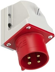 GP CEE 4P/32A/400V opb wcd rood met pennen - 6313168