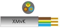 Enzo Waskonig Kabel XMVK 3x2,50 qmm 25 meter 1243100