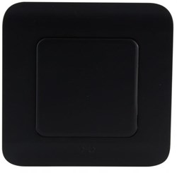 DiO Draadloze wand schakelaar enkel zwart - 6960116