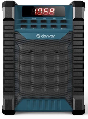 Enzo Denver bouwradio met fm en bluetooth oplaadbaar - 8140350 afbeelding