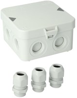 Enzo Attema Kabeldoos Attema AK1 + 3 wartels M20 IP65 4034020